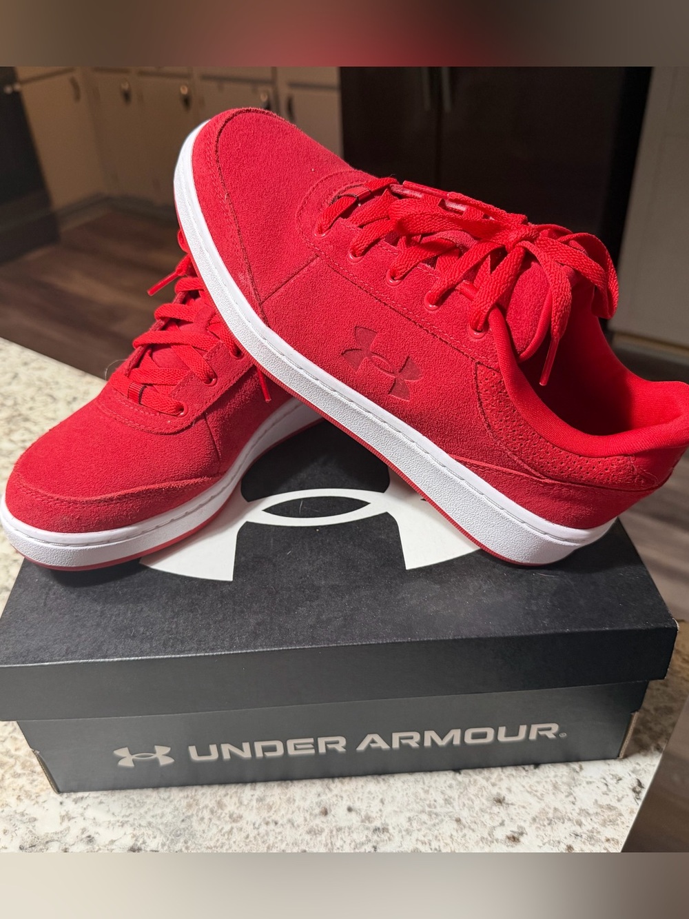 Under Armour Women’s Red Low-Top Athletic Sneakers